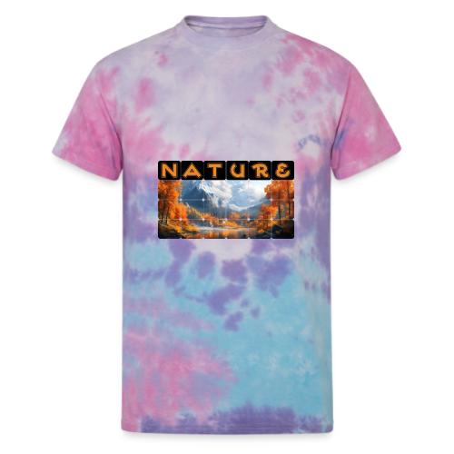 Nature: Golden Autumn Escape - Unisex Tie Dye T-Shirt