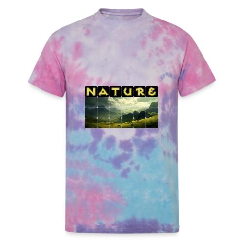 Nature: Verdant Peaks - Unisex Tie Dye T-Shirt