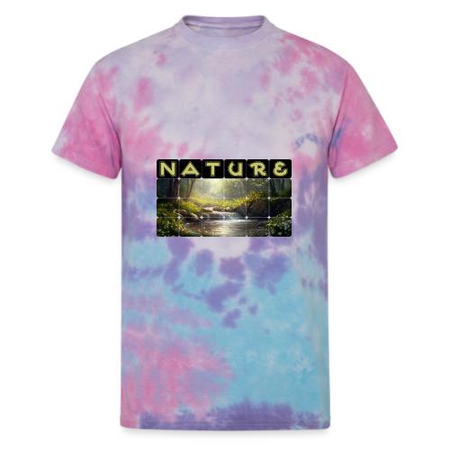 Nature: Verdant Bloom - Unisex Tie Dye T-Shirt