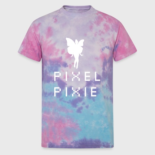 Geek Girl Pixel Pixie - Unisex Tie Dye T-Shirt