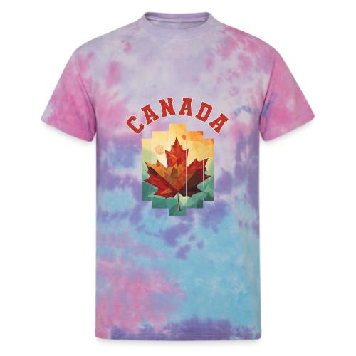 Canada’s Artistic Emblem - Unisex Tie Dye T-Shirt