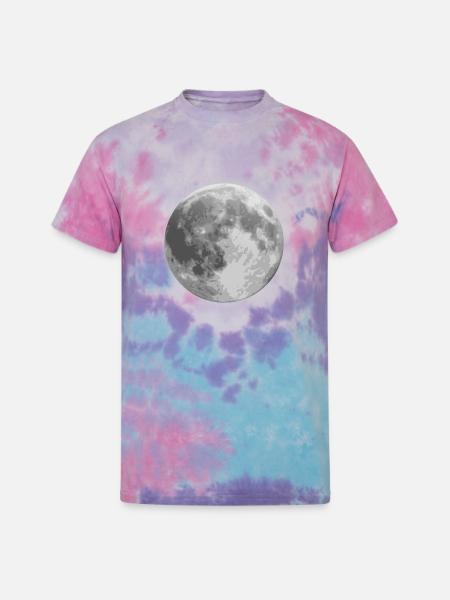 Lune - T-shirt tie-dye pour hommes et femmes - cotton candy