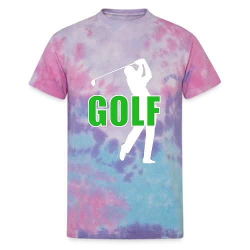 Golf: Classic Golf Motion - Unisex Tie Dye T-Shirt
