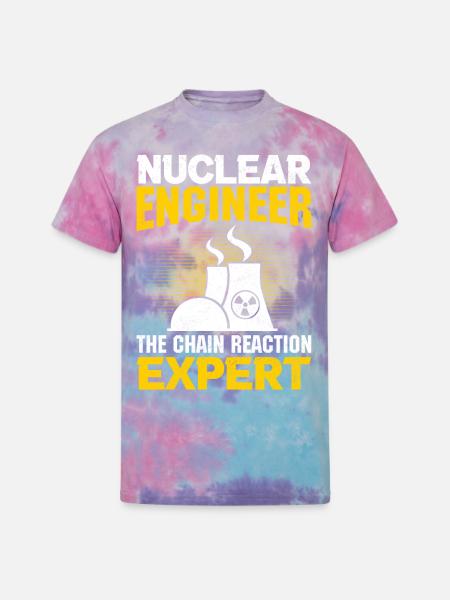 Nuclear Power Plant - Unisex Tie Dye T-Shirt - cotton candy