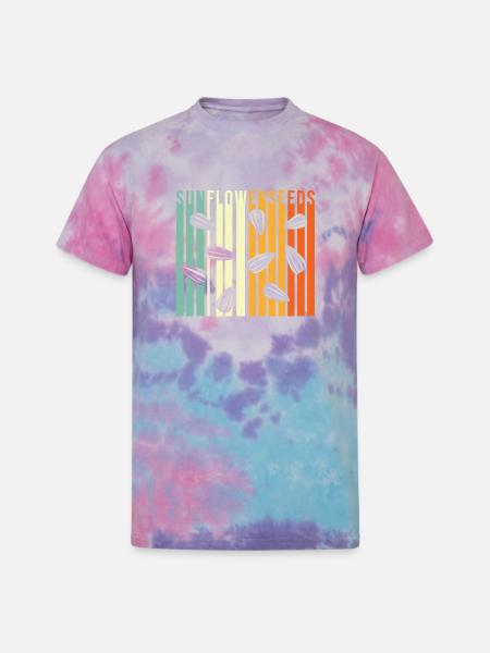 Sunflower Seeds - Unisex Tie Dye T-Shirt - cotton candy