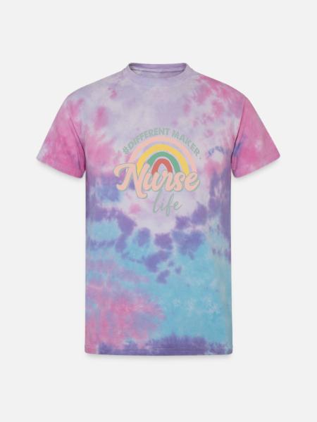 Nurse life - Unisex Tie Dye T-Shirt - cotton candy
