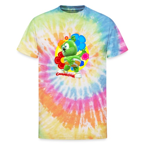Gummibär Flowers - Unisex Tie Dye T-Shirt