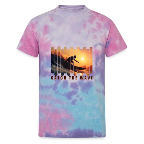 Surfing: Catch the Wave - Unisex Tie Dye T-Shirt