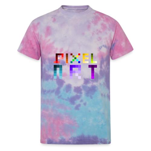 Pixel Art Spectrum - Unisex Tie Dye T-Shirt