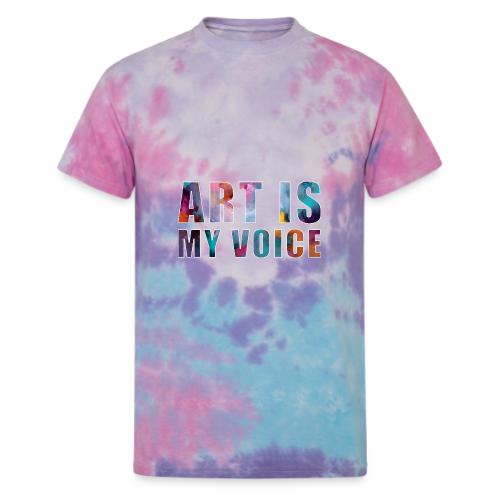 Art Is My Voice - Unisex Tie Dye T-Shirt