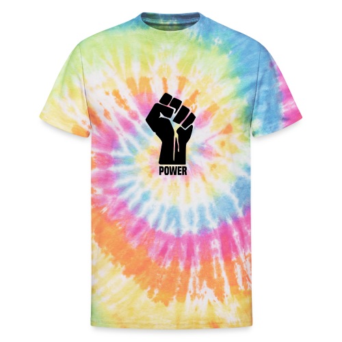 Black Power Fist - Unisex Tie Dye T-Shirt