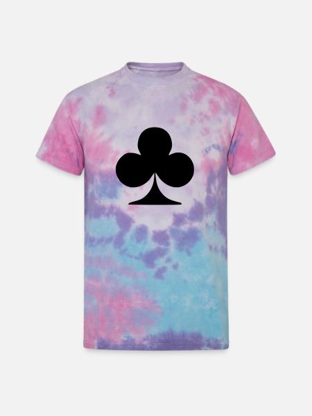 Club Card - Unisex Tie Dye T-Shirt - cotton candy