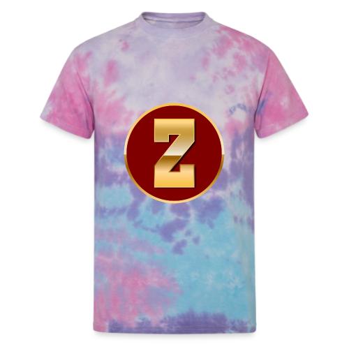 Letter Z – Capital Varsity Alphabet Monogram - Unisex Tie Dye T-Shirt