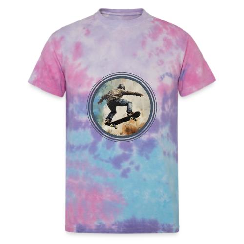 Skateboarding Energy - Unisex Tie Dye T-Shirt