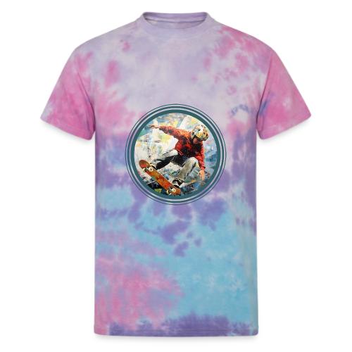 Skateboarding Fuel - Unisex Tie Dye T-Shirt