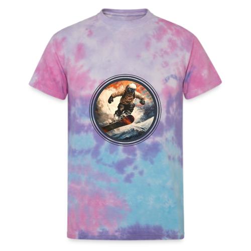 Snowboarding Elevation - Unisex Tie Dye T-Shirt