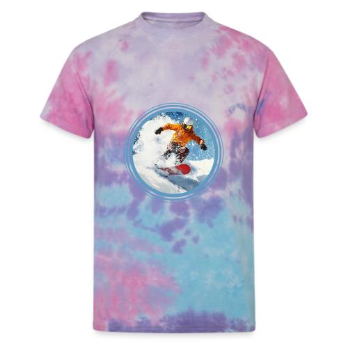 Snowboarding Edge - Unisex Tie Dye T-Shirt