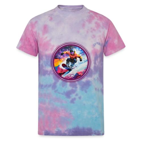 Snowboarding Spirit - Unisex Tie Dye T-Shirt