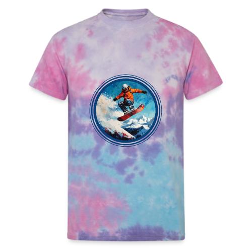 Snowboarding Vibes - Unisex Tie Dye T-Shirt