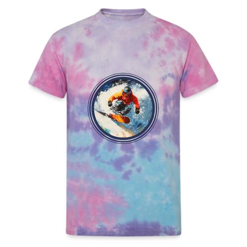 Snowboarding Rebel - Unisex Tie Dye T-Shirt