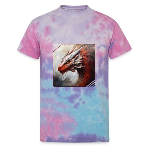 Mystic Dragon Realm - Unisex Tie Dye T-Shirt