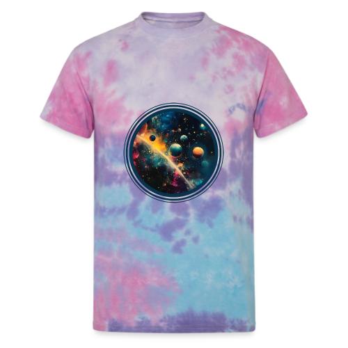 Painted Planetscape - Unisex Tie Dye T-Shirt
