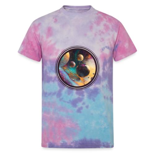 Planets in the Abstract - Unisex Tie Dye T-Shirt