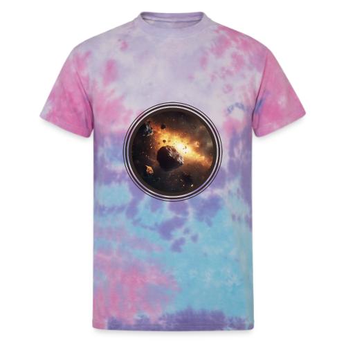Asteroids Drift - Unisex Tie Dye T-Shirt