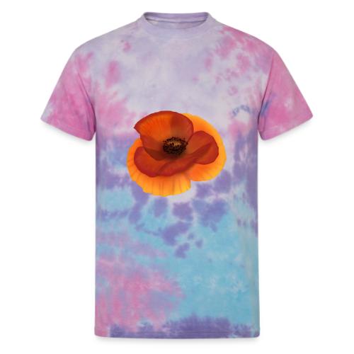 Vivid poppy - Unisex Tie Dye T-Shirt