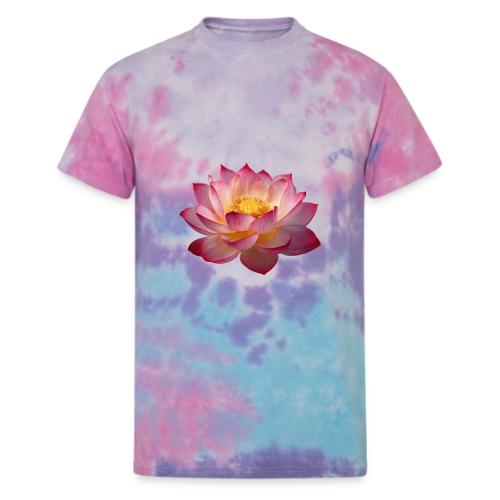 Serenity Lotus Grace - Unisex Tie Dye T-Shirt