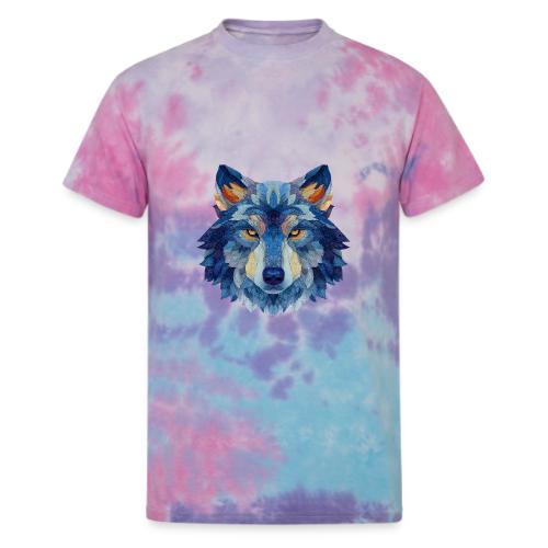 Wolf: Alpha Portrait - Unisex Tie Dye T-Shirt