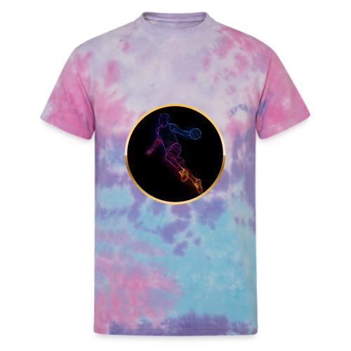Basketball: Neon Jump Shot - Unisex Tie Dye T-Shirt