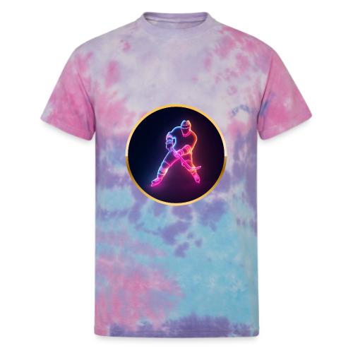 Hockey: Neon Ice Strike - Unisex Tie Dye T-Shirt
