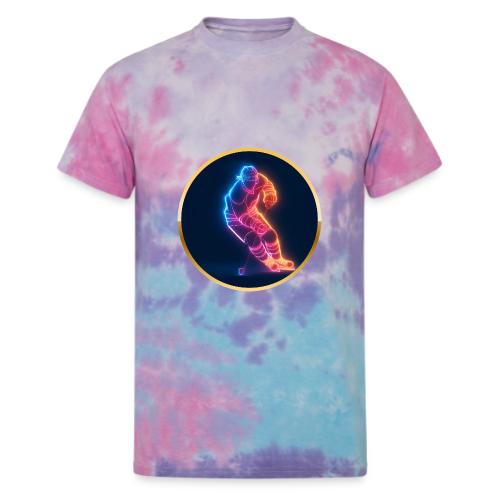Hockey: Neon Hockey Sketch - Unisex Tie Dye T-Shirt