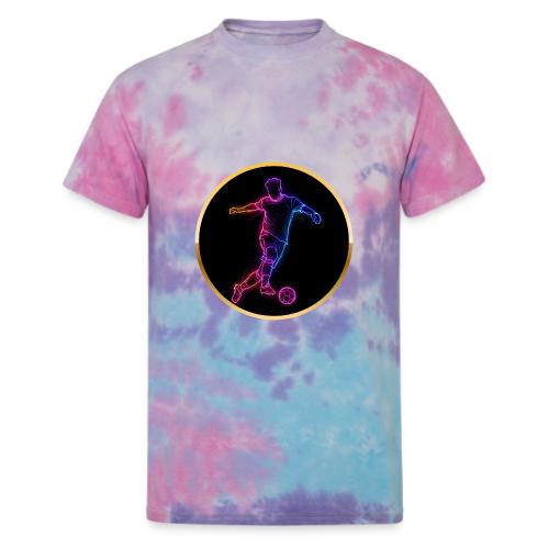 Neon Soccer Flow - Unisex Tie Dye T-Shirt