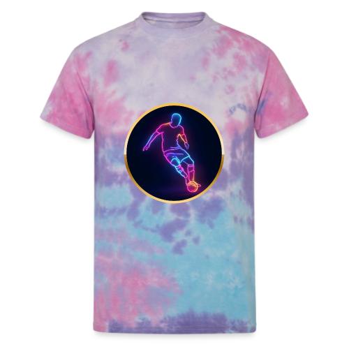 Soccer: Neon Golden Goal - Unisex Tie Dye T-Shirt