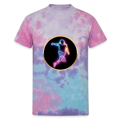 Soccer: Neon Goal Fusion - Unisex Tie Dye T-Shirt