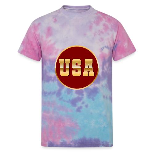 Golden USA Seal - Unisex Tie Dye T-Shirt