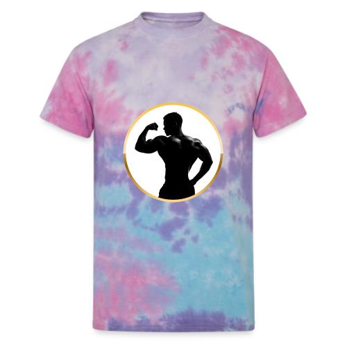 Bodybuilder: Classic Flex Emblem - Unisex Tie Dye T-Shirt