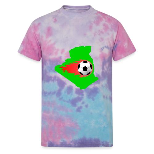 Algerian Football Fire - Unisex Tie Dye T-Shirt