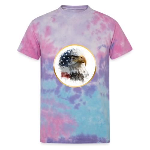 USA: Patriot Wing Emblem - Unisex Tie Dye T-Shirt