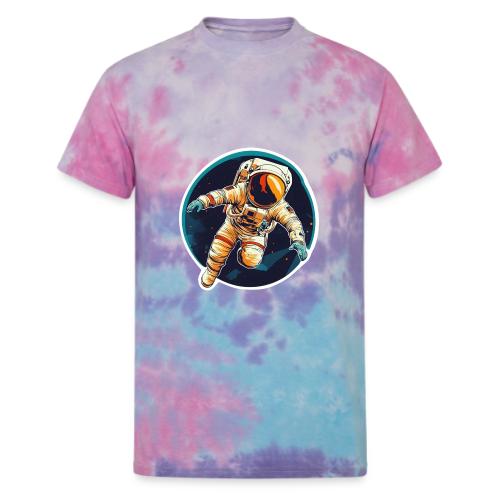 Astronaut: Dream, explore, discover! - Unisex Tie Dye T-Shirt