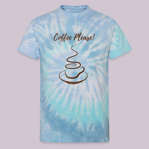 Coffee Please - Unisex Tie Dye T-Shirt