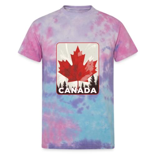 Echoes of Canada - Unisex Tie Dye T-Shirt