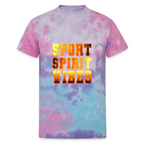 Sport Spirit Vibes Gradient - Unisex Tie Dye T-Shirt