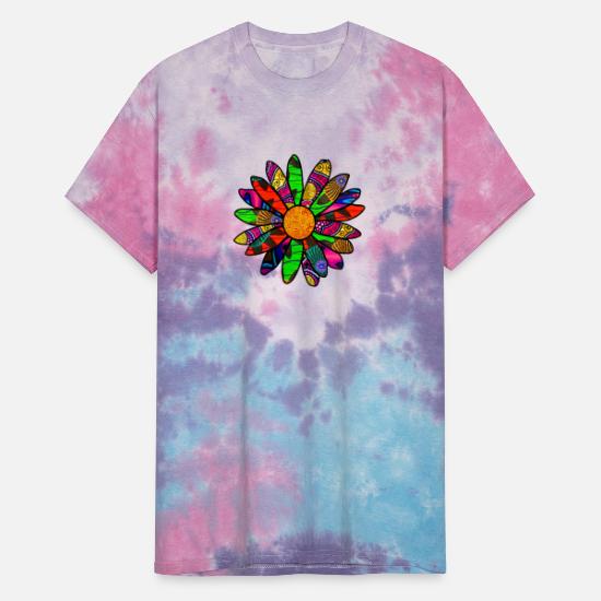 Spunky Retro Flower' Unisex Tie Dye T-Shirt | Spreadshirt