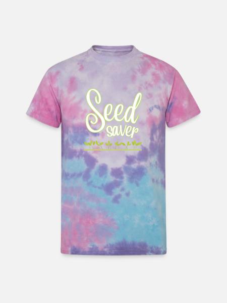Seed Saver - Unisex Tie Dye T-Shirt - cotton candy