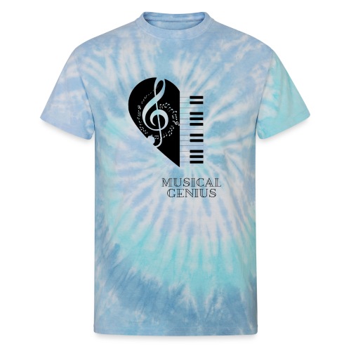 Alicia Greene music logo 3 - Unisex Tie Dye T-Shirt