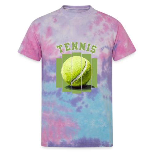 Tennis Minimal - Unisex Tie Dye T-Shirt