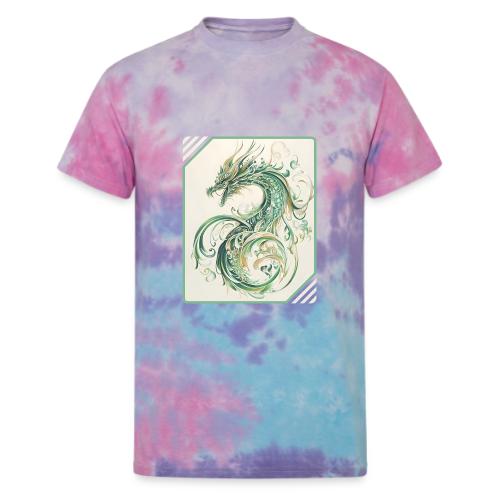 Brush of the Dragon - Unisex Tie Dye T-Shirt